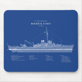 USCG Roger B. Taney Whec-37 - ABD Mousepad