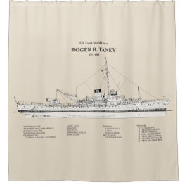USCG Roger B. Taney Whec-37 - SBD Duschvorhang