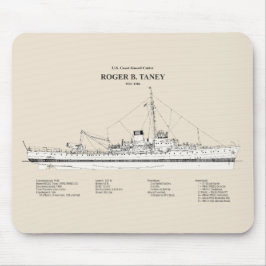 USCG Roger B. Taney Whec-37 - SBD Mousepad