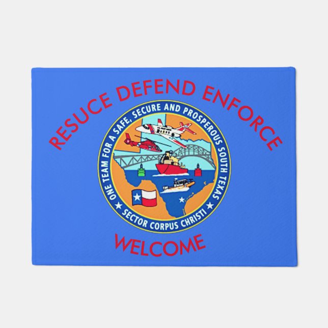 USCG Station Corpus Christi Texas Fußmatte (Vorderseite)