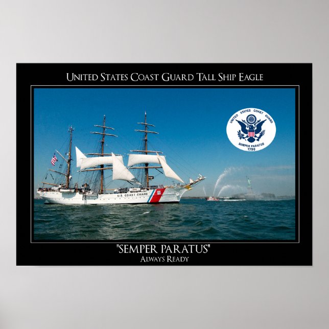 USCG Tall Ship Eagle Poster (Vorne)