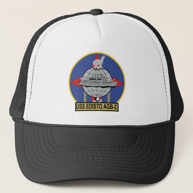 USCG USS EDISTO AGB-2 Windklasse ICEBREAKER Milita Truckerkappe (Vorderseite)