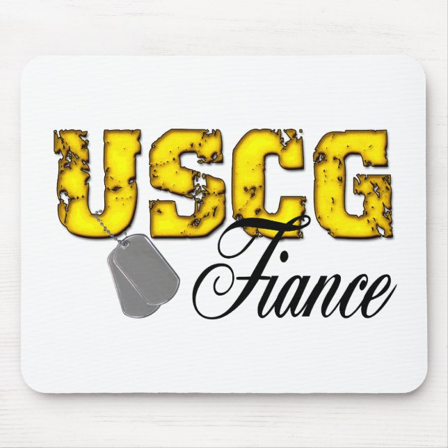 USCG-Verlobte Mousepad (Vorne)