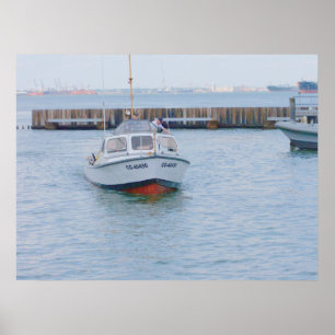 USCG Vorderansicht 40 Fuß-Gebrauchsboots-große # Poster