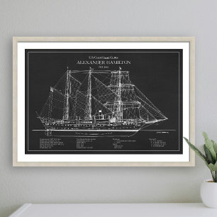 USCGC Alexander Hamilton wix-272 - ABD Fotodruck