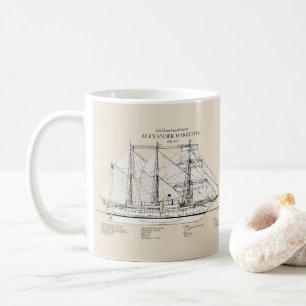 USCGC Alexander Hamilton wix-272 - SBD Kaffeetasse