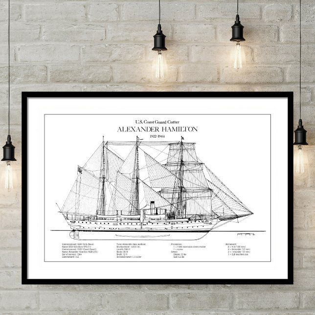 USCGC Alexander Hamilton wix-272 - SBD Poster (Von Creator hochgeladen)