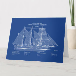 USCGC Alexander Hamilton (WIX-272) – USA Dankeskarte