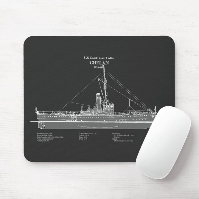 USCGC Chelan - ABD Mousepad (Mit Mouse)