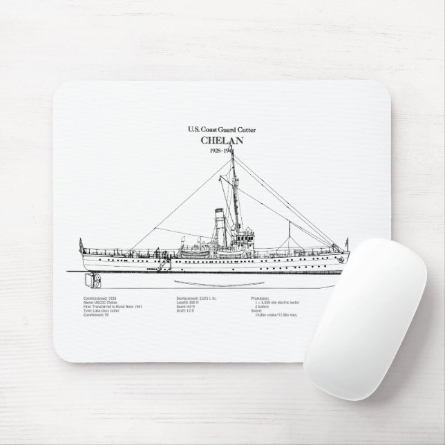 USCGC Chelan - SBD Mousepad (Mit Mouse)