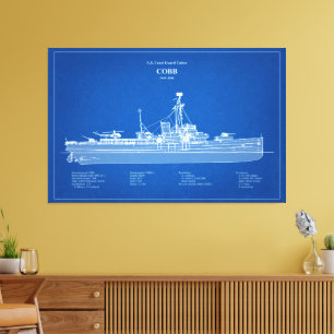 USCGC Cobb wpg-181 - ABD Leinwanddruck