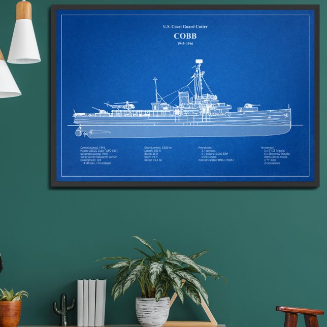 USCGC Cobb wpg-181 - ABD Poster (Von Creator hochgeladen)