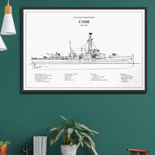 USCGC Cobb wpg-181 - BD Poster