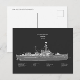 USCGC Cobb wpg-181 - PD Postkarte