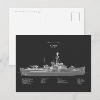 USCGC Cobb wpg-181 - PD Postkarte