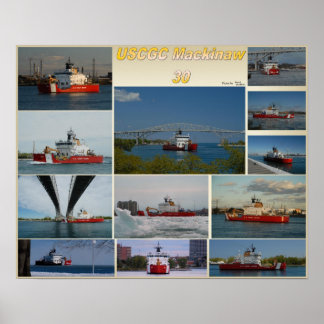 USCGC Cutter Mackinaw Poster