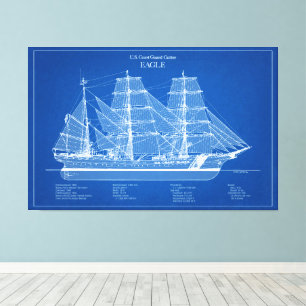 USCGC Eagle wix-327 - ABD Leinwanddruck