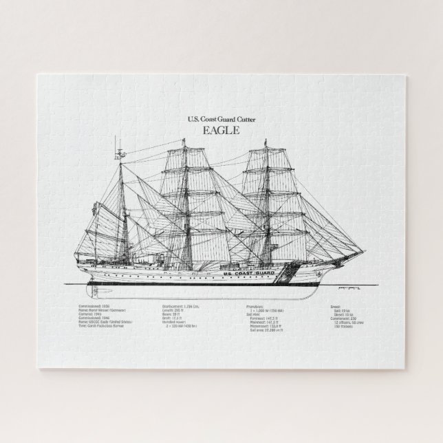 USCGC Eagle wix-327 - BD (Horizontal)