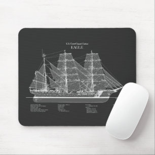 USCGC Eagle wix-327 - PD Mousepad