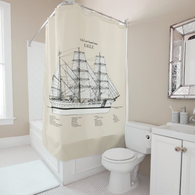 USCGC Eagle wix-327 - SBD Duschvorhang (Beispiel)