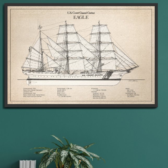 USCGC Eagle wix-327 - SBD Fotodruck (Von Creator hochgeladen)