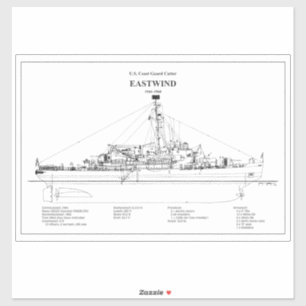 USCGC Eastwind Waggb-279 - BD Aufkleber