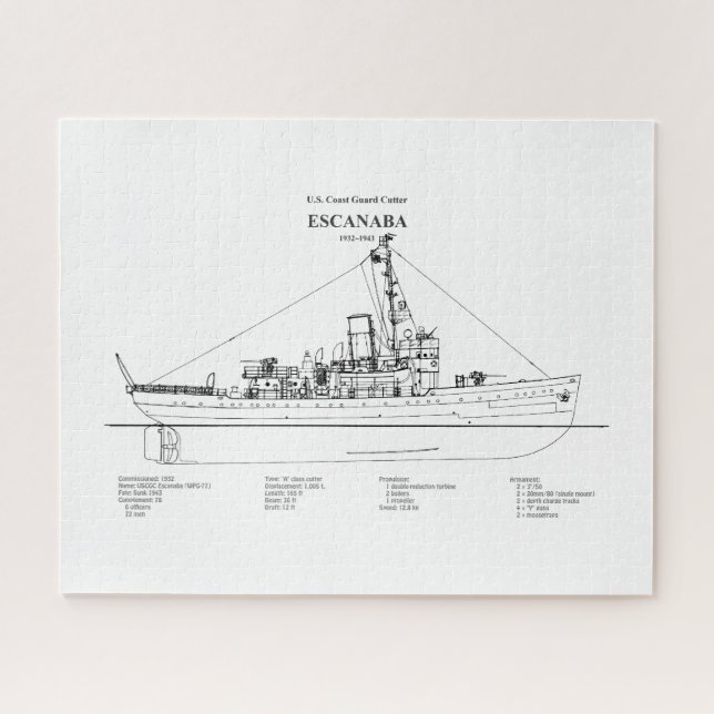 USCGC Escanaba wpc-77 - BD (Horizontal)