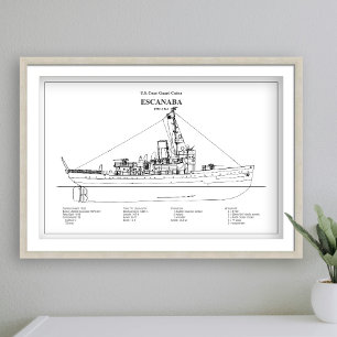 USCGC Escanaba wpc-77 - BD Fotodruck