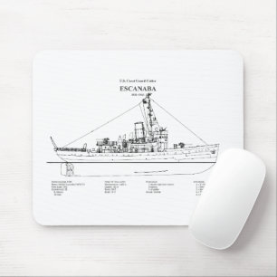 USCGC Escanaba wpc-77 - BD Mousepad
