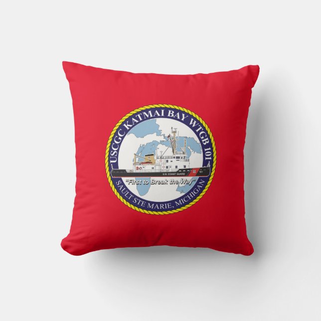 USCGC Katmai Bay WTCB 101 Kissen (Vorderseite)
