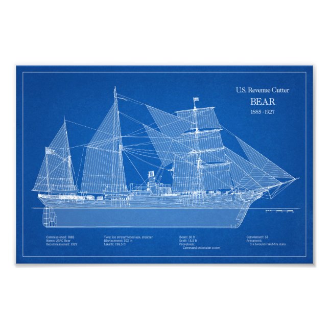 USCGRC USRC Bär - ABD Fotodruck (Vorne)