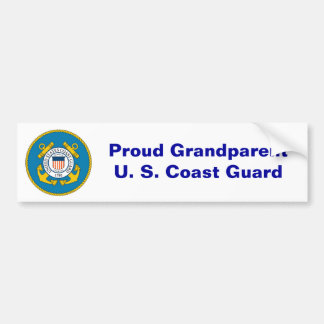 USCGSealcolor, stolzes GrandparentU. S. Autoaufkleber