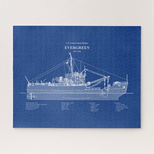 USCGT Evergreen wlb-295 - ABD (Horizontal)