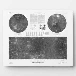 USGS-Karte des Jupiter Moon Callisto Fotoplatte