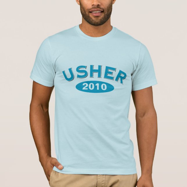 Usher Blue Arc 2010 T-Shirt (Vorderseite)