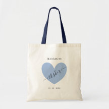 Usher Blue Heart Personalized