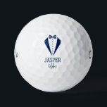 Usher Blue Tuxedo With Striped Bow Tie Golfball<br><div class="desc">These golf balls are a great favor for the ushers in your wedding party. They feature a fabulous tuxedo and striped bow tie in blue. With a first name in a traditional CAP font and the word usher in a coordinating script font also in blue they're perfect for the usher....</div>