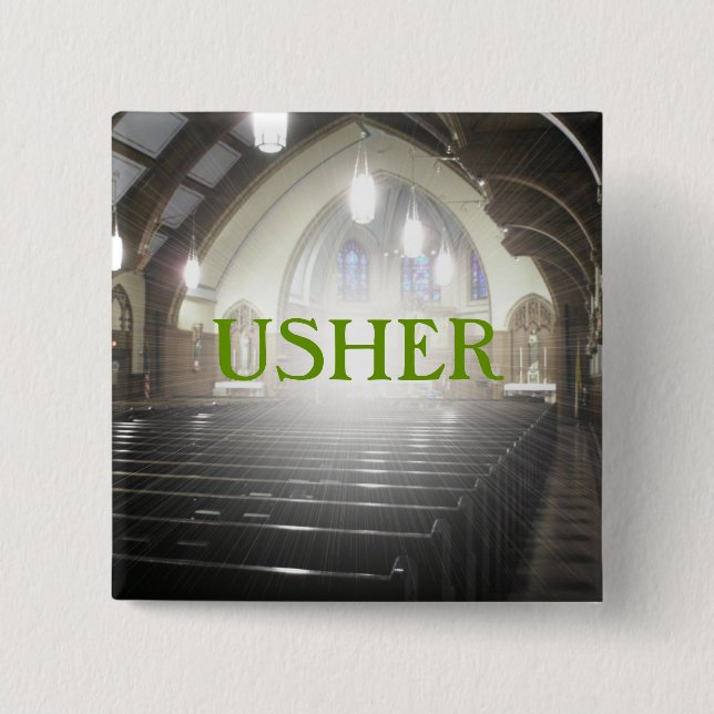 USHER BUTTON (Vorderseite)