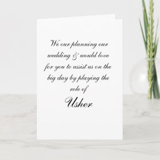 Usher Einladung