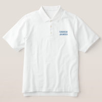 Usher Individuelle Name besticktes Polo-Shirt