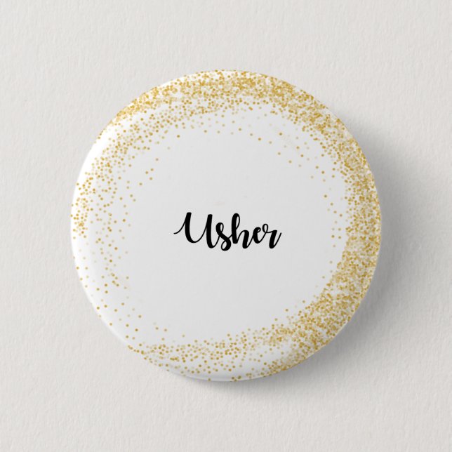 Usher name button (Vorderseite)