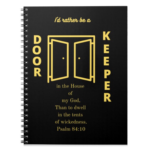 Ushers Notebook Notizblock (Vorderseite)