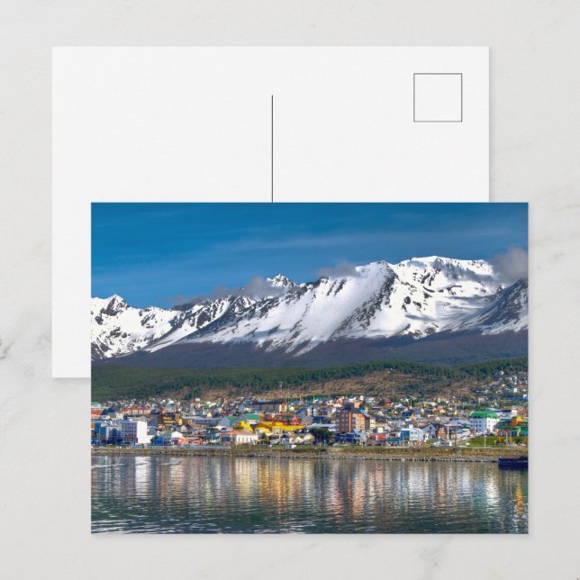 Ushuaia, Patagonien, Argentinien, Südamerika Postkarte (Vorne/Hinten)