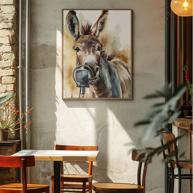Usine de musique d'âne Impression d'art chantant (Créateur téléchargé)