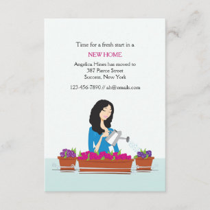 Usines d'arrosage déplaçant le faire-part