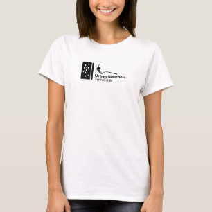 USK Twin Cities Black Logo féminin T-Shirt de base