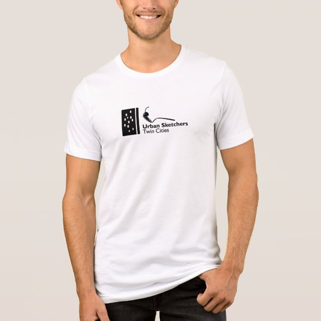 USK Twin Cities Black Logo Premium Tri-Blend Shirt (Vorderseite)