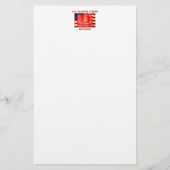 Usmc-Briefpapier Briefpapier (Vorderseite)