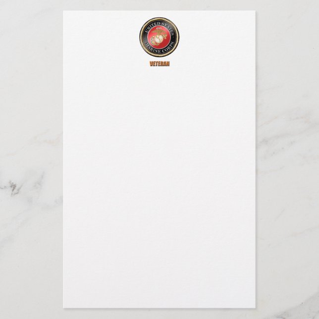 Usmc-Briefpapier Briefpapier (Vorderseite)