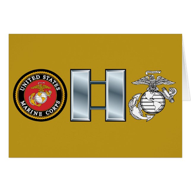 USMC Capt Captain 0-3 (Vorderseite (Horizontal))